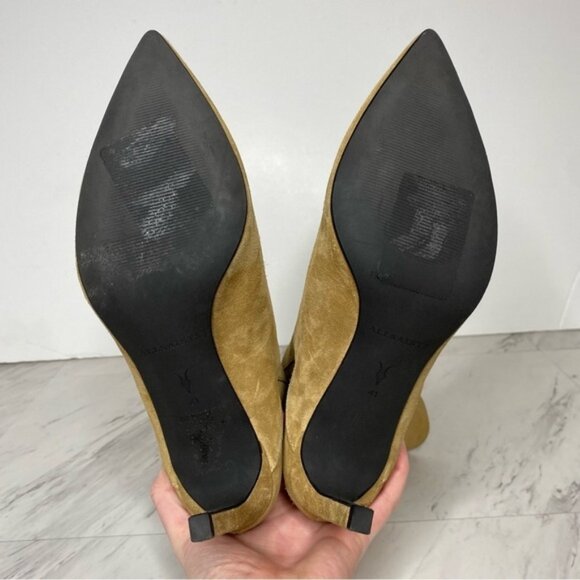 All Saints Orlana Pointed Toe Tan Suede Boot 11 - Picture 13 of 14
